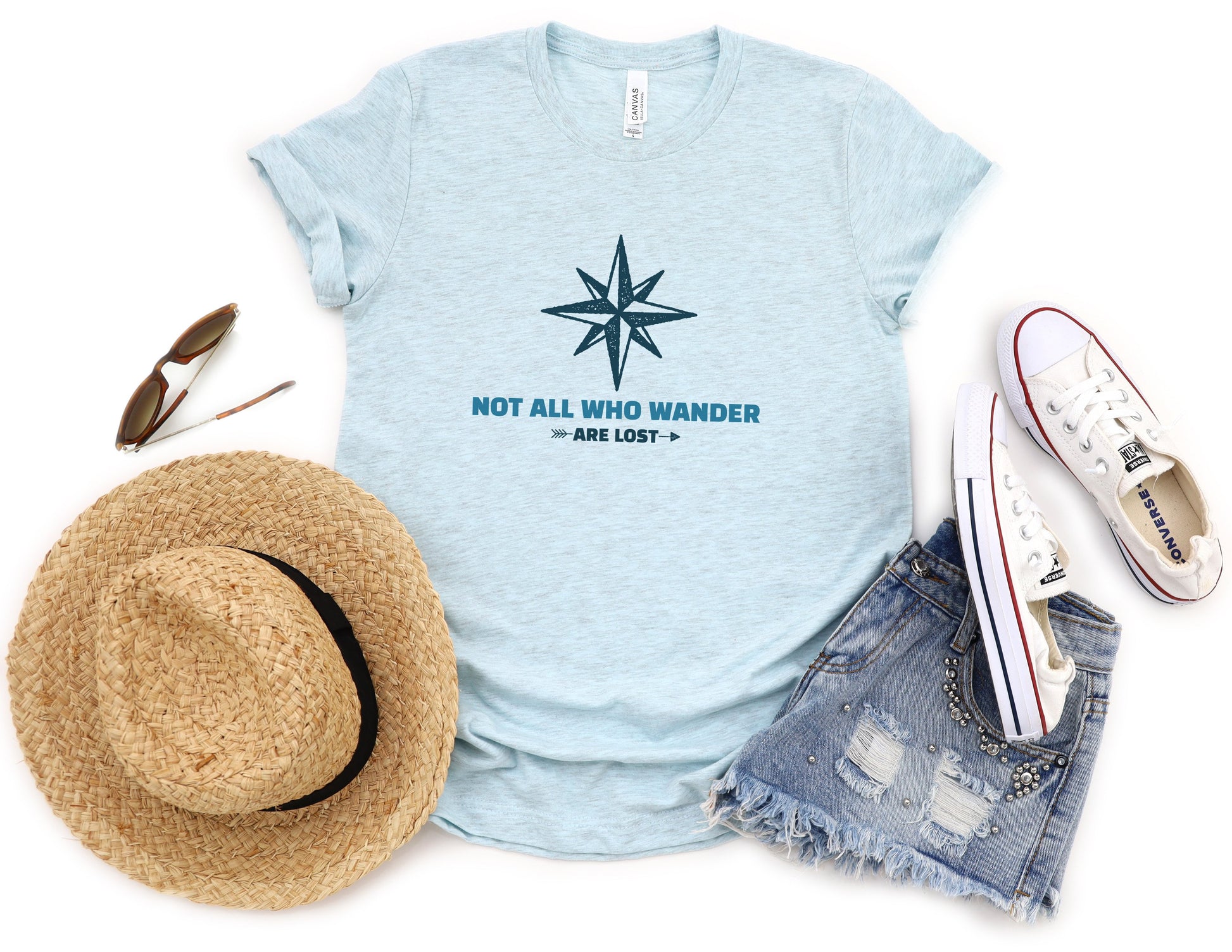 Not all Who Wander are Lost Shirt - Singer Island Clothing