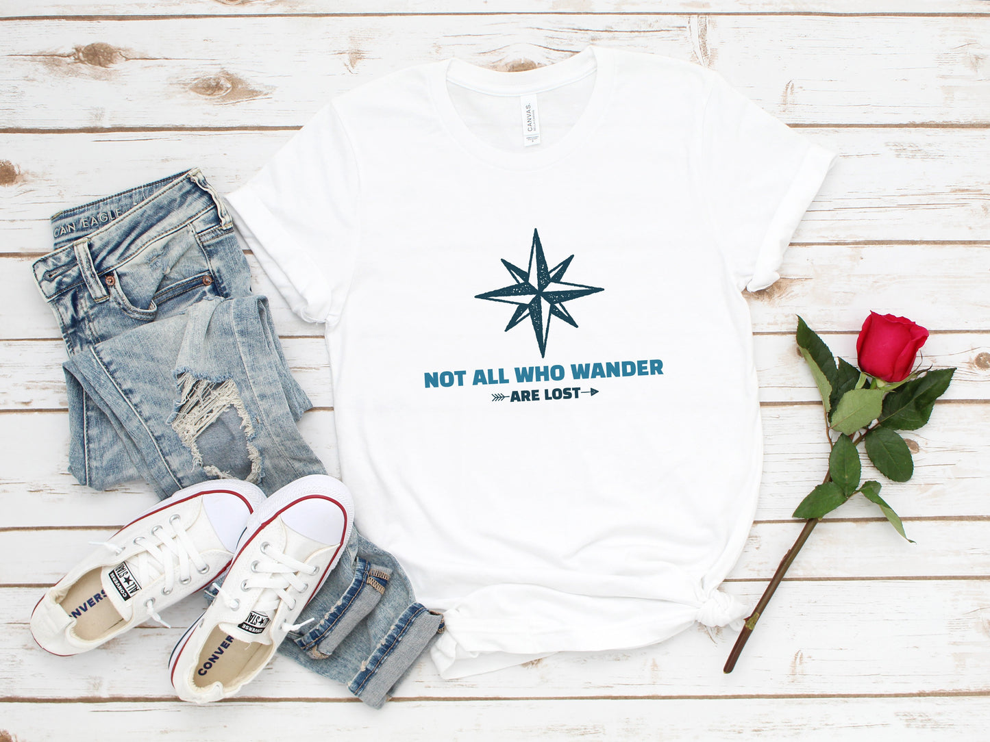 Not all Who Wander are Lost Shirt - Singer Island Clothing